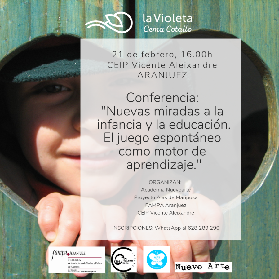 Conferencia «Nuevas Miradas a la infancia y la educación» a cargo de Gema Cotallo